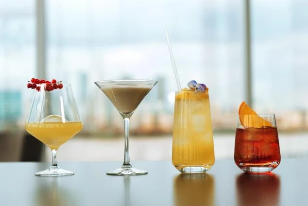 Gin cocktails at the DUKES London afternoon tea experience
